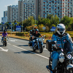 Parada motocykli na zakończenie lata - Katowice