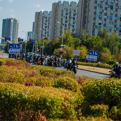 Parada motocykli na zakończenie lata - Katowice