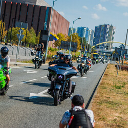 Parada motocykli na zakończenie lata - Katowice