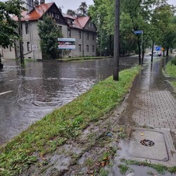 Ekstremalne opady nad Rudą Śląską