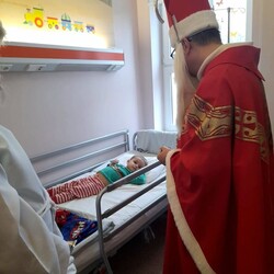 Mikołaj w Szpitalu Miejskim