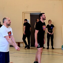 Trening do meczu WOŚP