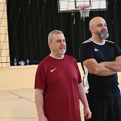 Trening do meczu WOŚP