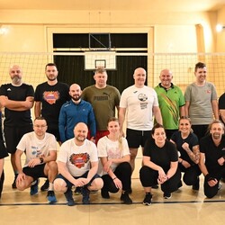 Trening do meczu WOŚP