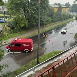 Ulewy sparaliżowały Rudę Śląską. Zalane ulice i utrudnienia