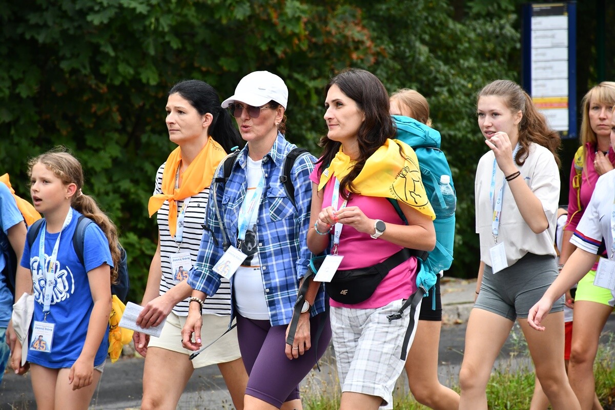 45. Halembska Pielgrzymka na Jasną Górę. / fot. Karolina Bauszek-Żurek