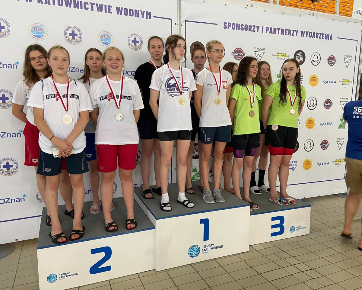 Sukcesy rudzian podczas 56. Mistrzostw Polski w Sportowym Ratownictwie Wodnym! / fot. WOPR Ruda Śląska