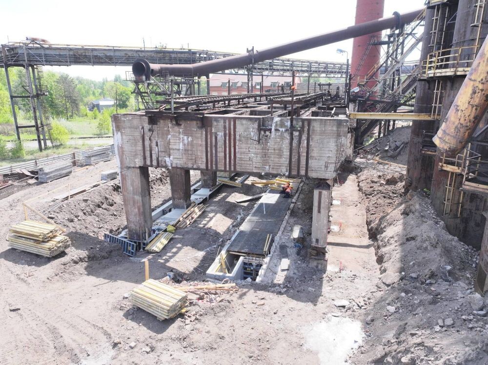Prace przy adaptacji Wielkiego Pieca przebiegają zgodnie z planem/fot. FB Michał Pierończyk