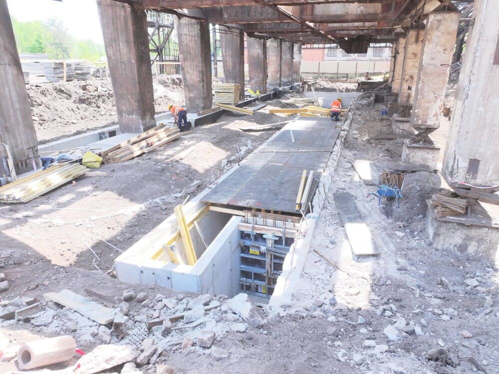 Prace przy adaptacji Wielkiego Pieca przebiegają zgodnie z planem/fot. FB Michał Pierończyk
