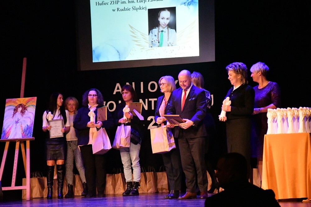 Anioły Wolontariatu w Rudzie Śląskiej. / fot. Jacek Knapik