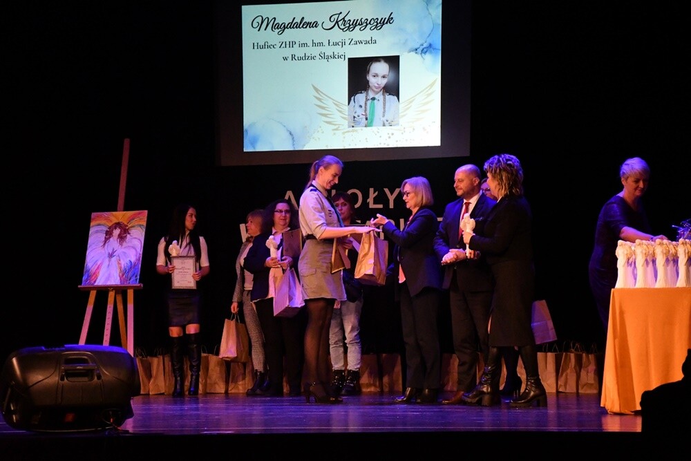 Anioły Wolontariatu w Rudzie Śląskiej. / fot. Jacek Knapik