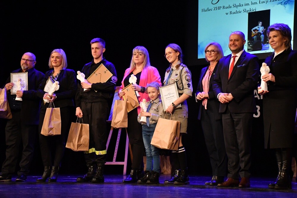 Anioły Wolontariatu w Rudzie Śląskiej. / fot. Jacek Knapik