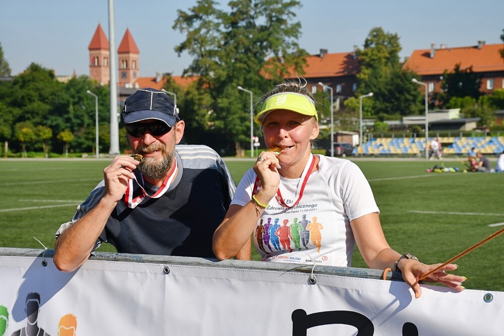 Po raz dziewiąty w Rudzie Śląskiej odbył się „Bieg – marsz dla zdrowia psychicznego”. fot. Jacek Knapik
