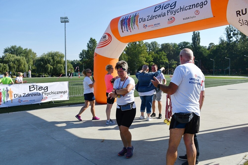 Po raz dziewiąty w Rudzie Śląskiej odbył się „Bieg – marsz dla zdrowia psychicznego”. fot. Jacek Knapik