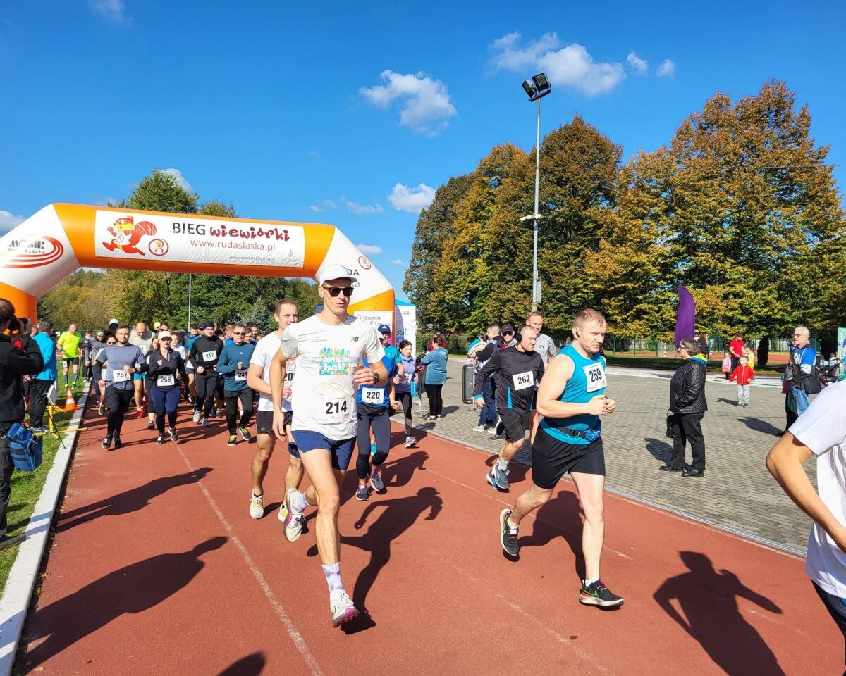 Za nami październikowy Bieg Wiewiórki / fot. MOSiR Ruda Śląska FB