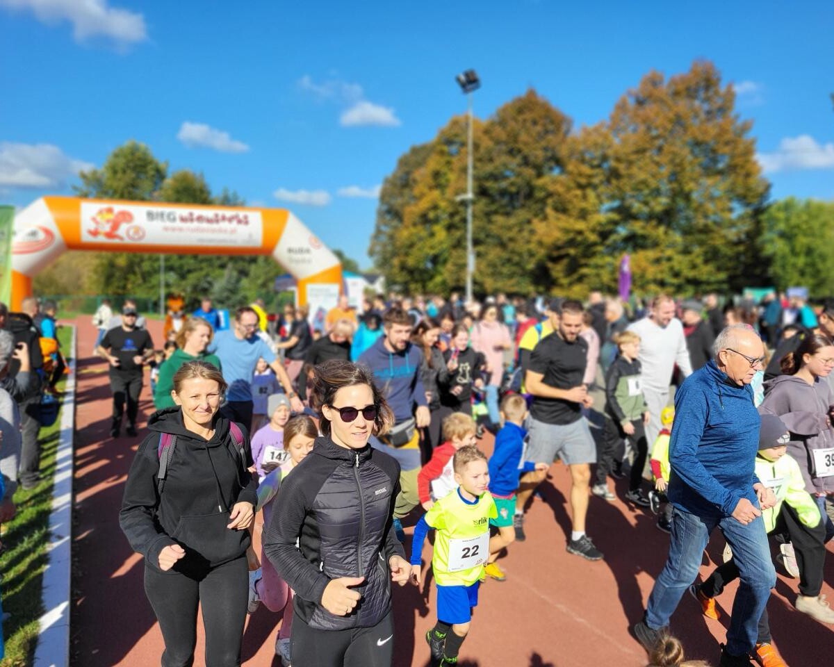 Za nami październikowy Bieg Wiewiórki / fot. MOSiR Ruda Śląska FB