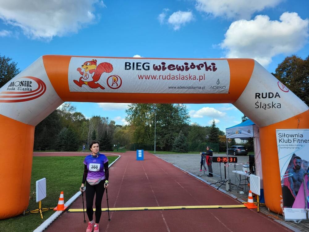 Za nami październikowy Bieg Wiewiórki / fot. MOSiR Ruda Śląska FB