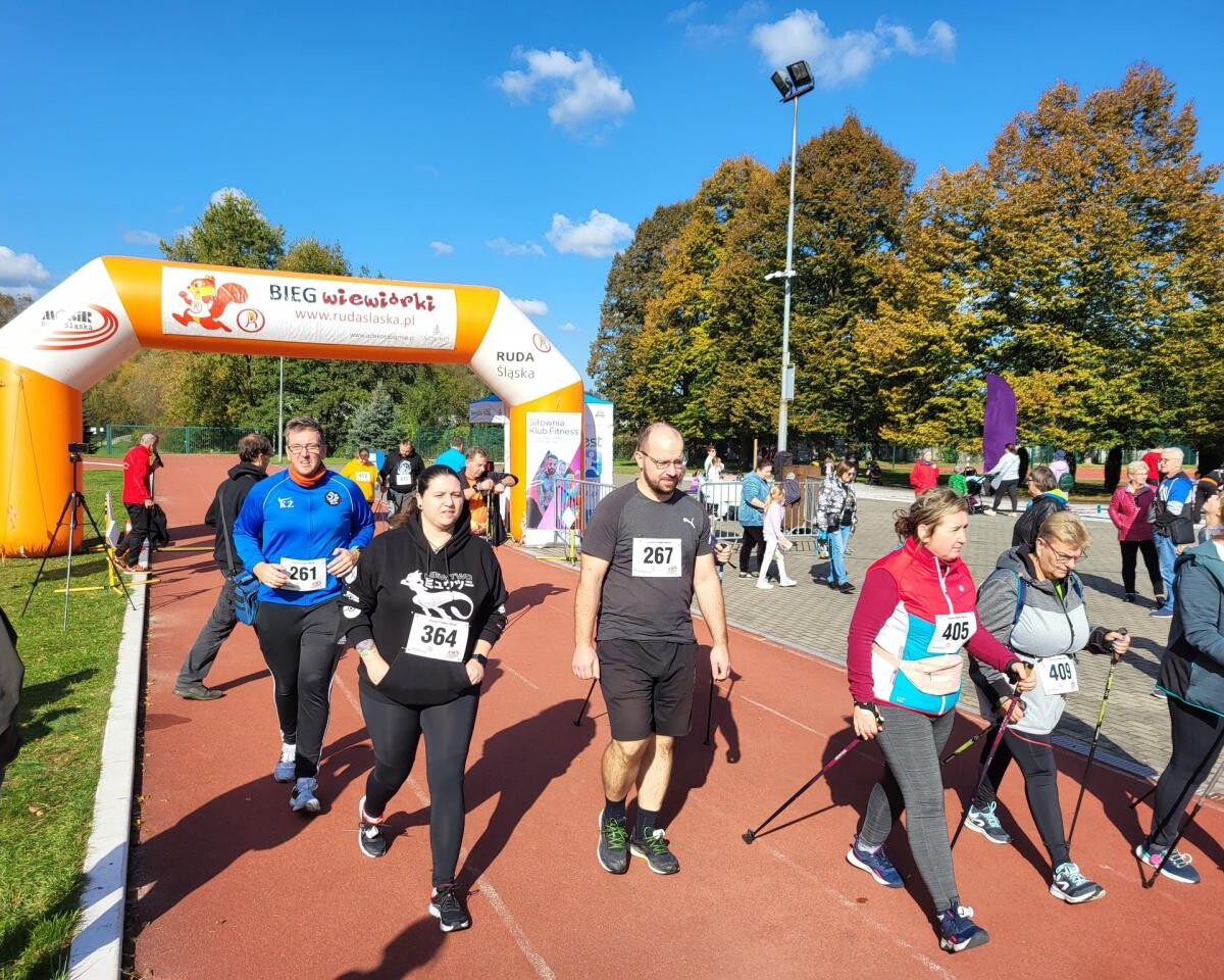 Za nami październikowy Bieg Wiewiórki / fot. MOSiR Ruda Śląska FB