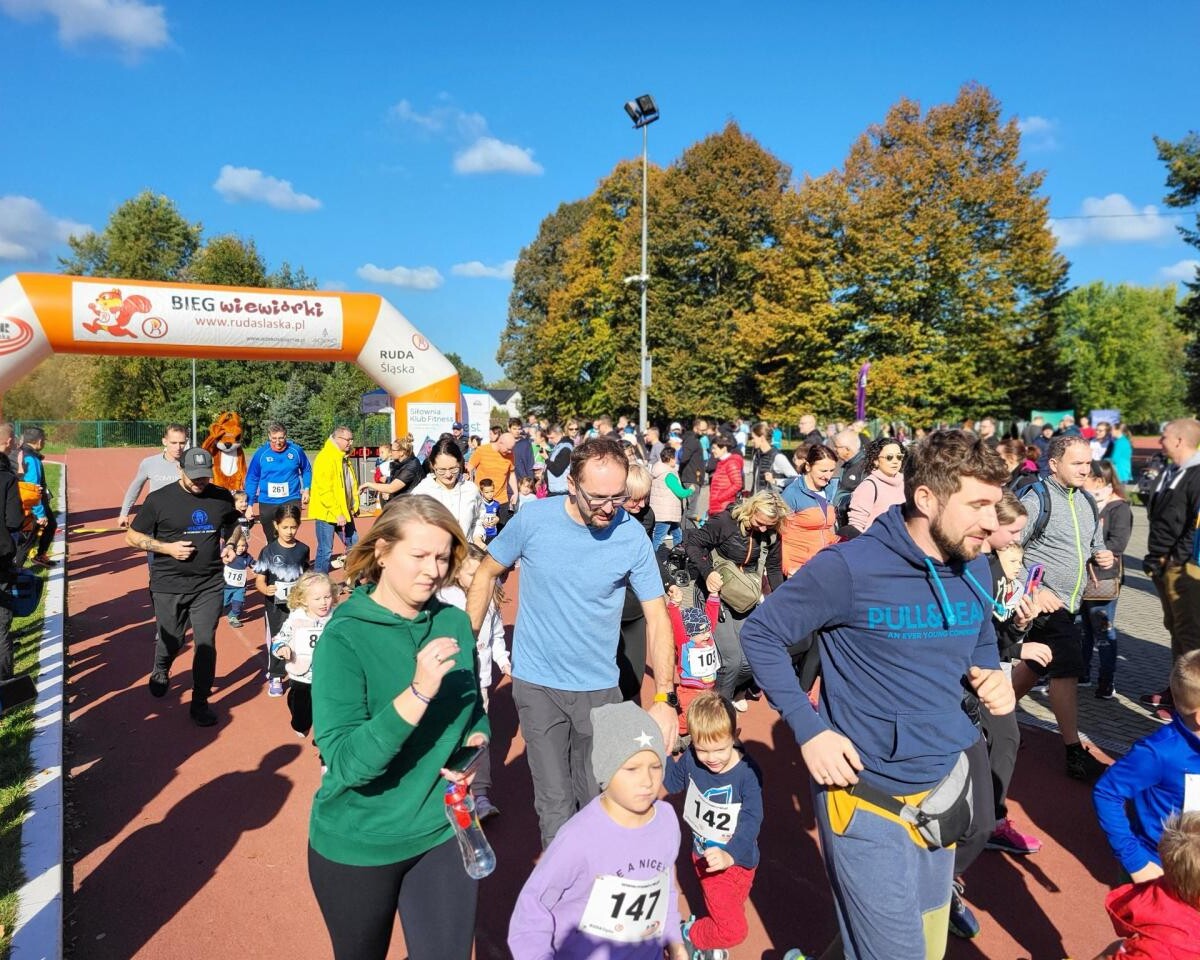 Za nami październikowy Bieg Wiewiórki / fot. MOSiR Ruda Śląska FB