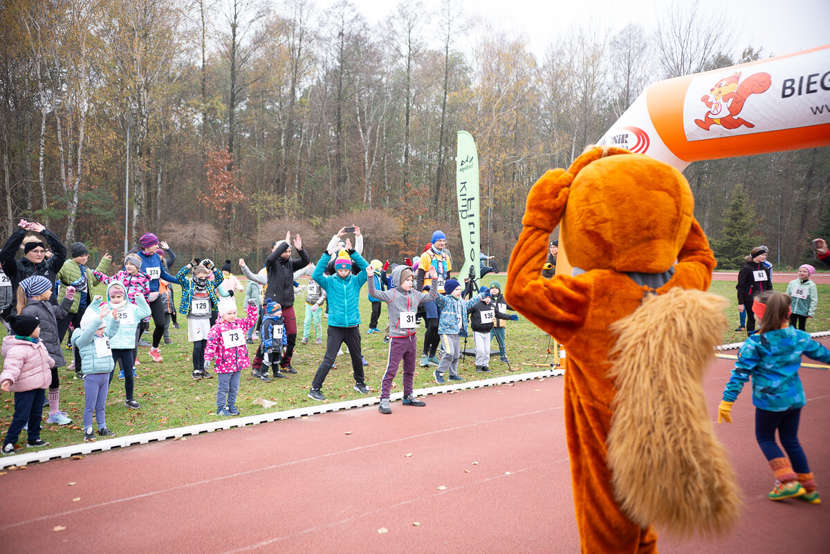 Po raz ostatni w tym sezonie wystartował Bieg Wiewiórki w Rudzie Śląskiej. / fot. Natalia Salwiczek 