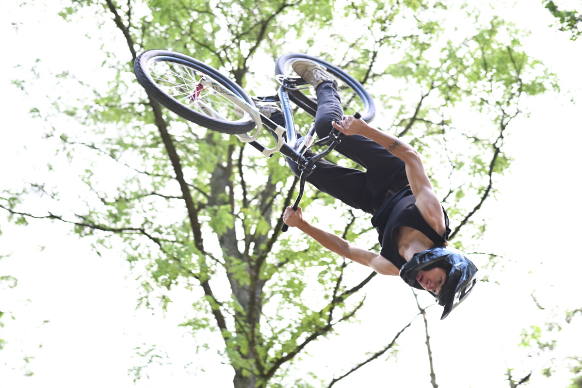 Rowerowe show z Dawidem Godźkiem za nami! Emocje, triki i wspólna jazda na Bielszowice Trails. / fot. Marek Faber