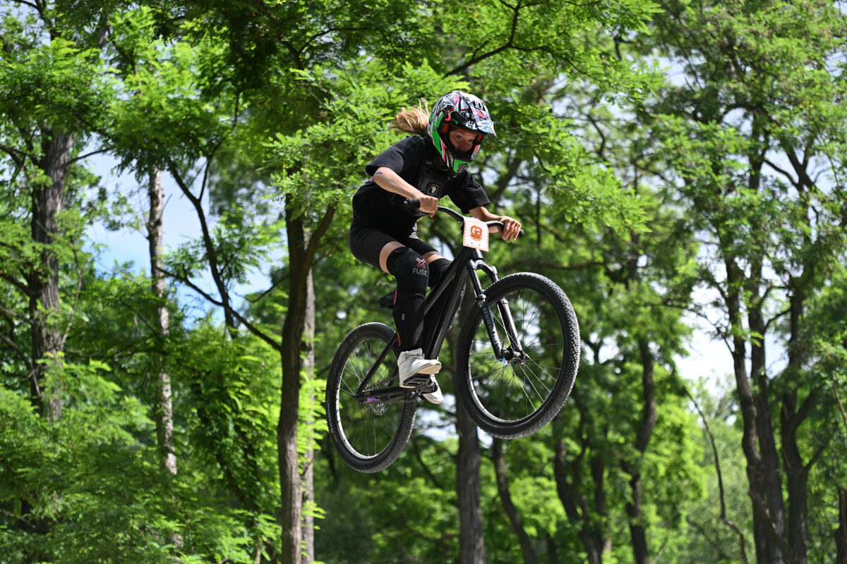 Rowerowe show z Dawidem Godźkiem za nami! Emocje, triki i wspólna jazda na Bielszowice Trails. / fot. Marek Faber