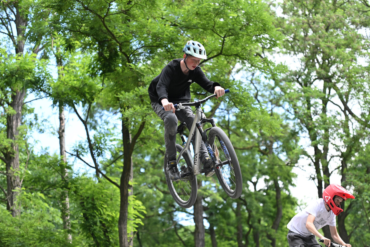 Rowerowe show z Dawidem Godźkiem za nami! Emocje, triki i wspólna jazda na Bielszowice Trails. / fot. Marek Faber