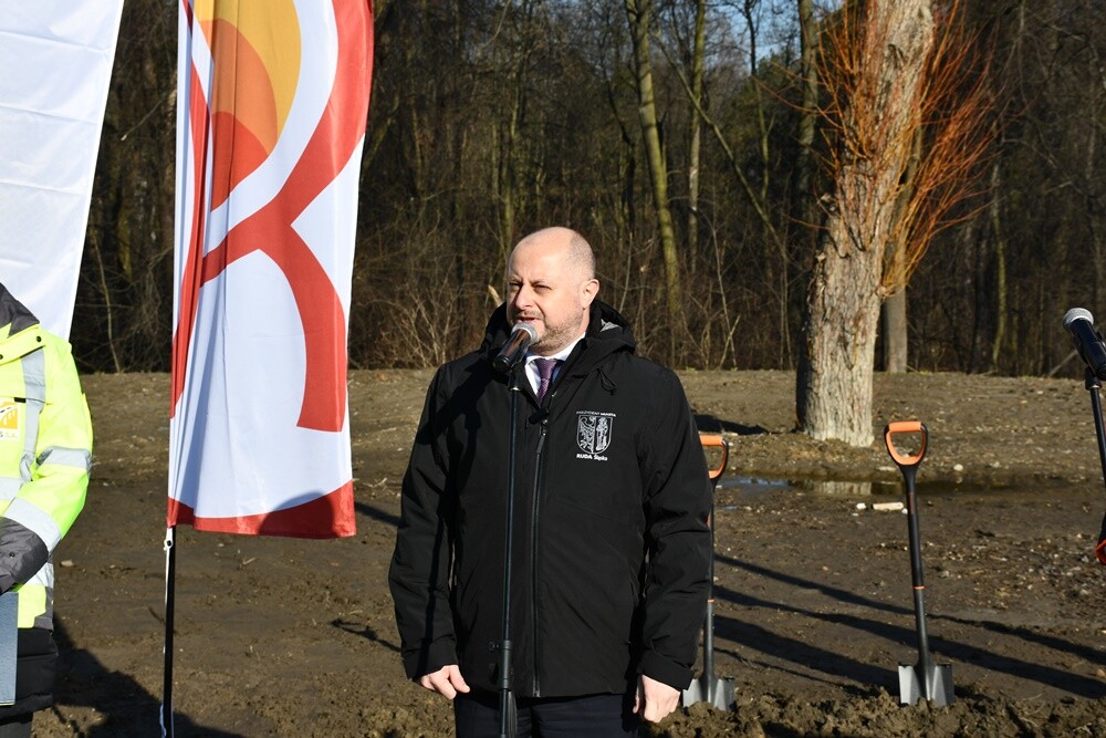Dziś odbyło się oficjalne udostępnienie placu budowy kolejnego odcinka trasy N-S w Rudzie Śląskiej spółce Eurovia Polska S.A.