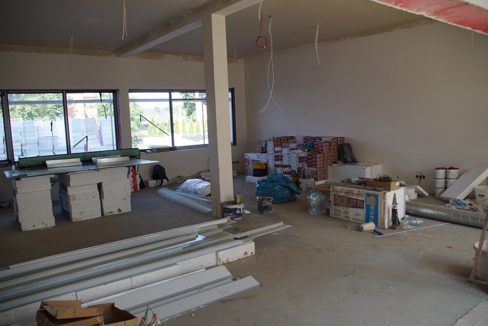 Budowa nowej siedziby Szkoły Podstawowej nr 17 w Bielszowicach idzie pełną parą / fot. Karolina Bauszek