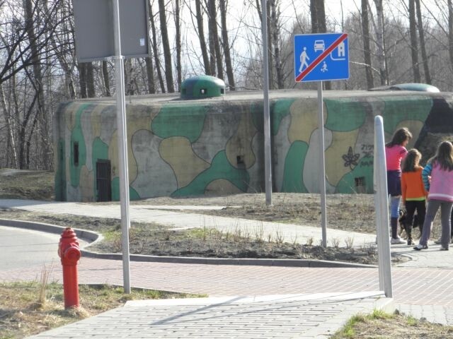 bunkier na osiedlu Wysoka/Cynkowa