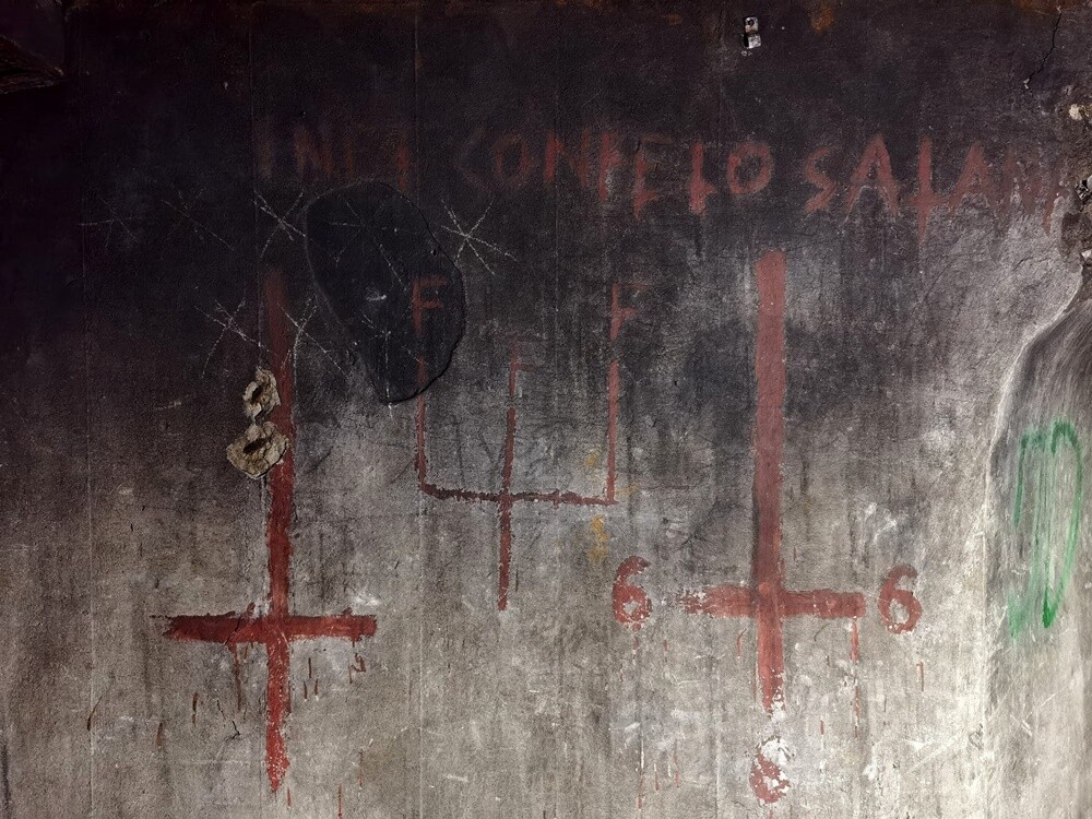 Bunkier satanistów w Rudzie Śląskiej. / fot. Paweł Szleger