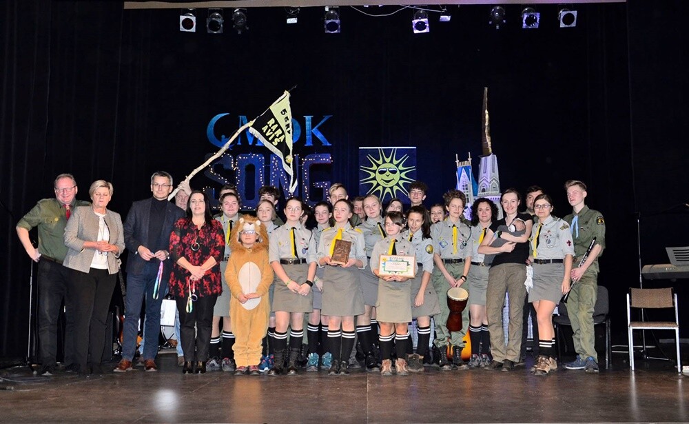 W tegorocznej odsłonie Festiwalu Piosenki Harcerskiej i Turystycznej „Cmok Song” udział wzięło ponad 450 młodych osób!