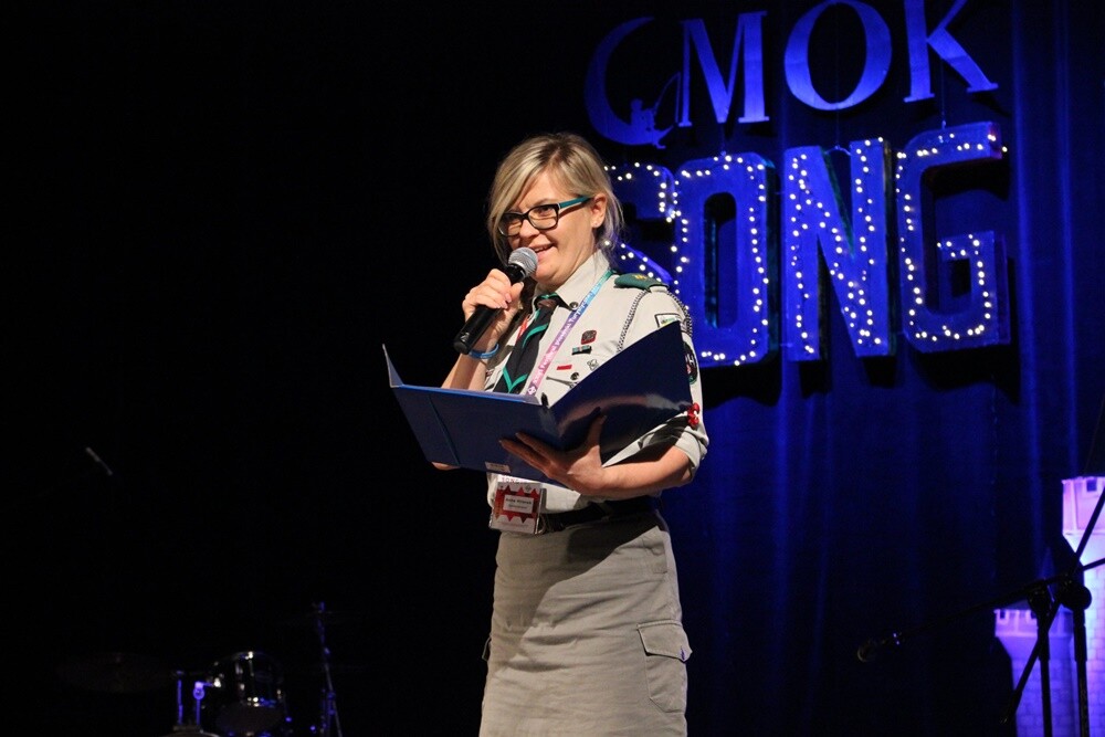 W tegorocznej odsłonie Festiwalu Piosenki Harcerskiej i Turystycznej „Cmok Song” udział wzięło ponad 450 młodych osób!