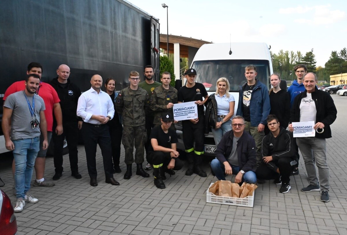 Dary dla powodzian w Grodkowie. / fot. UM Ruda Śląska