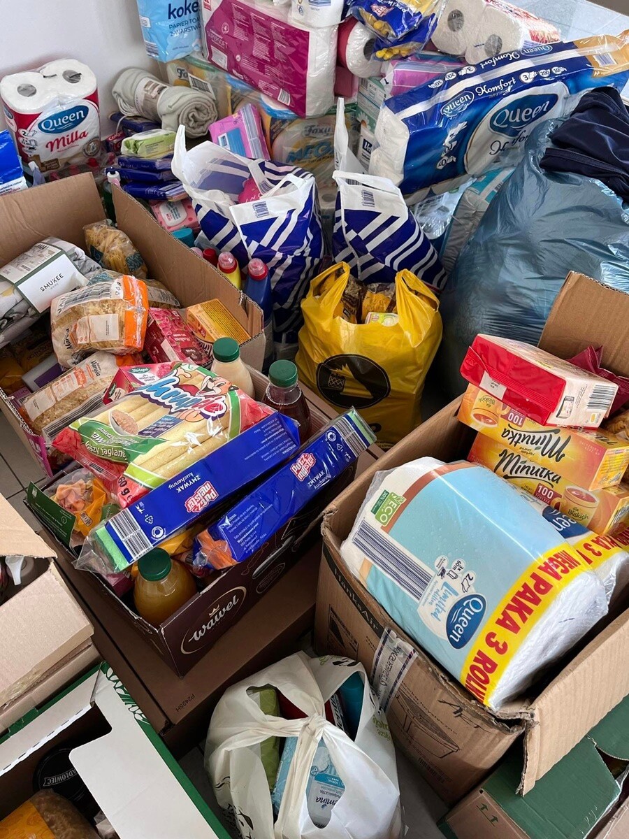 Dary dla powodzian. / fot. UM Ruda Śląska