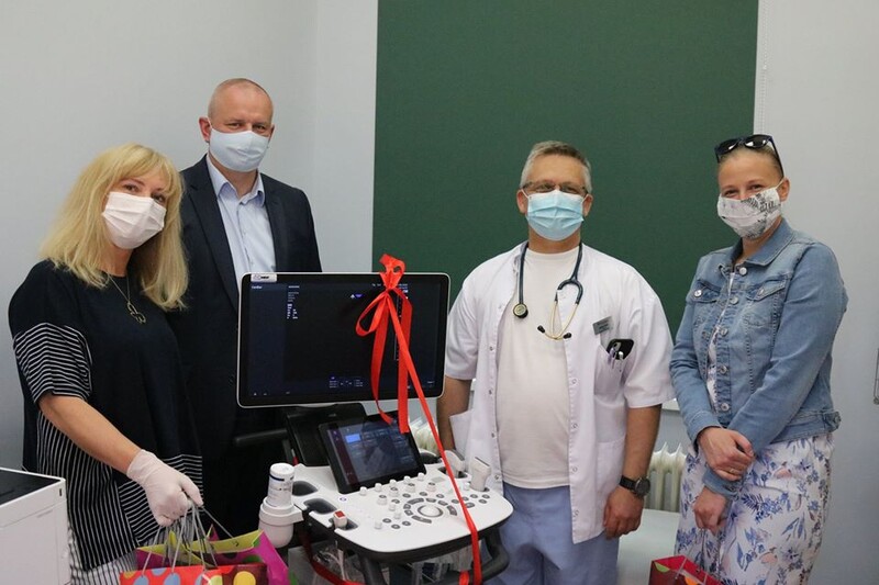 Dzięki zbiórce pieniędzy udało się zakupić nowy aparat USG dla Oddziału Pediatrycznego