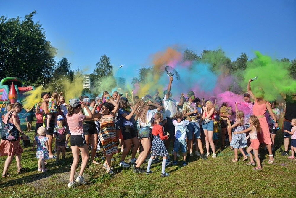9 lipca w Rudzie Śląskiej odbył się Dzień Kolorów - Holi Day. / fot. Jacek Knapik