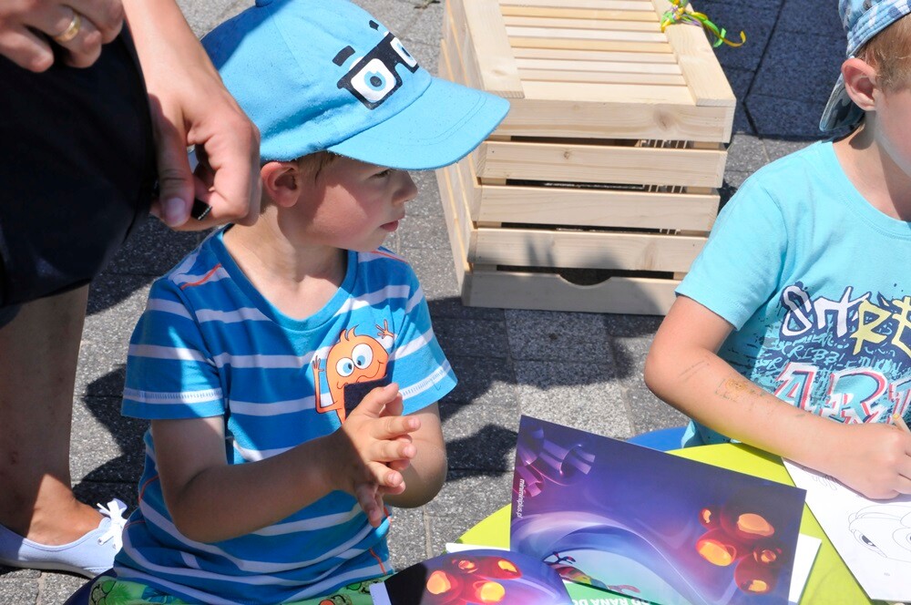 Z okazji Dnia Dziecka wczoraj odbyła się impreza dla najmłodszych mieszkańców Rudy Śląskiej zorganizowana pod siedzibą Elsatu i Silemana w Wirku.