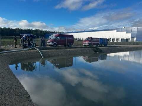 W związku z intensywnymi opadami deszczu, które przeszły nad Rudą Śląską, strażacy odnotowali łącznie 94 interwencje / fot. PSP Ruda Śląska