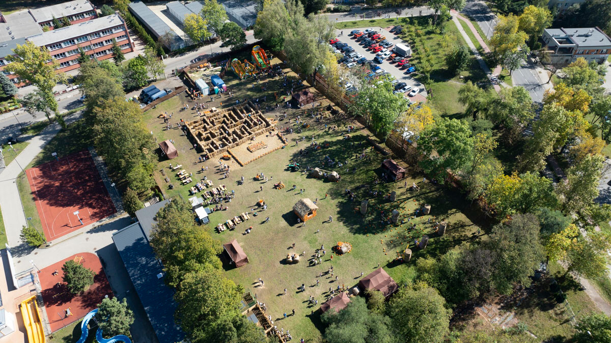 Farma Dyniowa w Rudzie Śląskiej w końcu otwarta! / fot. Dron Ruda - Krzysztof Faber