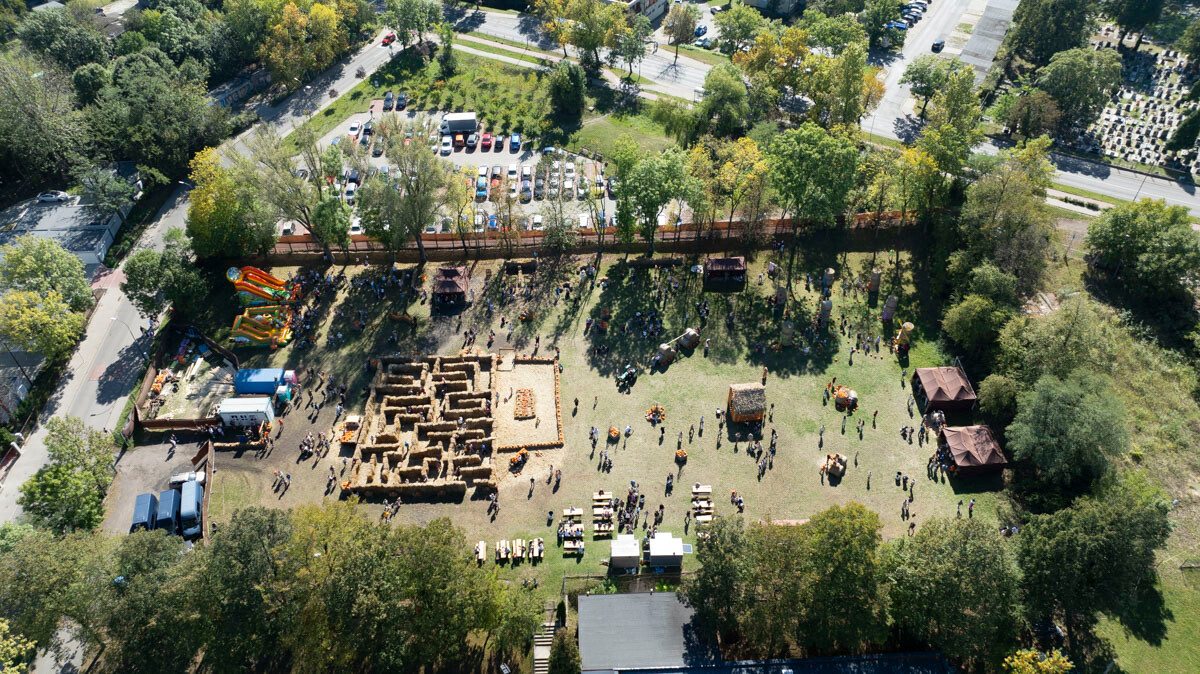 Farma Dyniowa w Rudzie Śląskiej w końcu otwarta! / fot. Dron Ruda - Krzysztof Faber