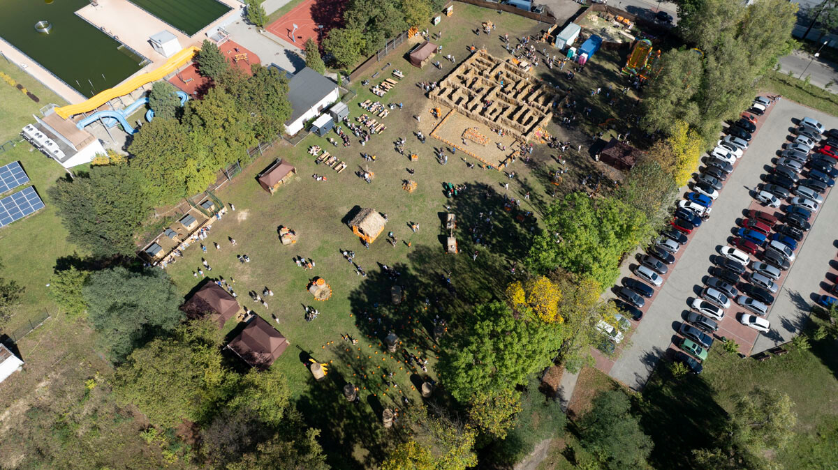 Farma Dyniowa w Rudzie Śląskiej w końcu otwarta! / fot. Dron Ruda - Krzysztof Faber