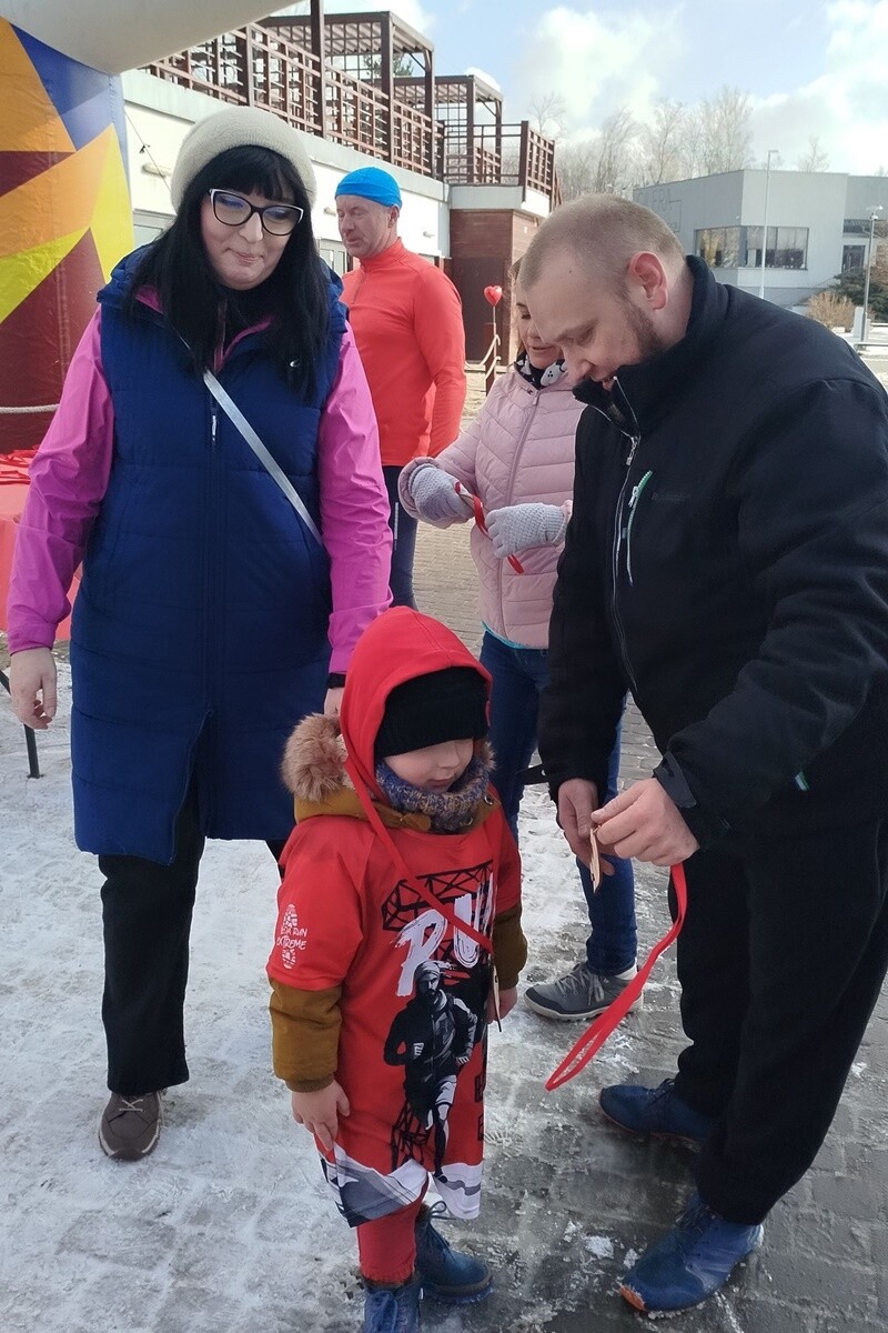 Walentynkowy bieg dla par / fot. FB OSiR Skałka