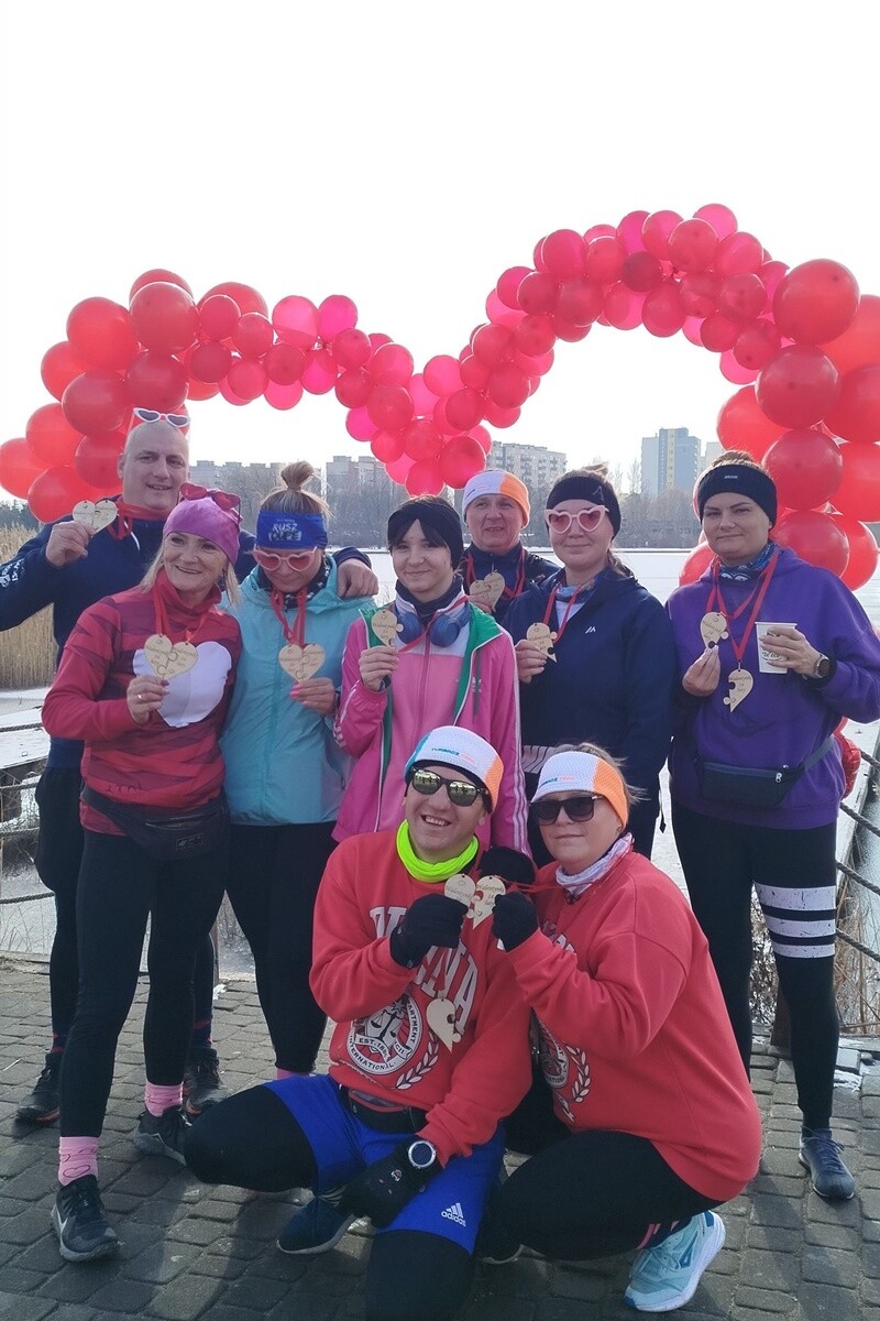 Walentynkowy bieg dla par / fot. FB OSiR Skałka