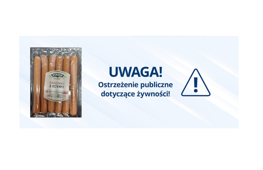 GIS ostrzega przed bakteriami listerii w parówkach z szynki