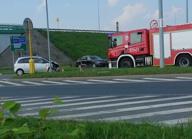 Groźnie wyglądający wypadek w Rudzie Śląskiej na ul. Bukowej!