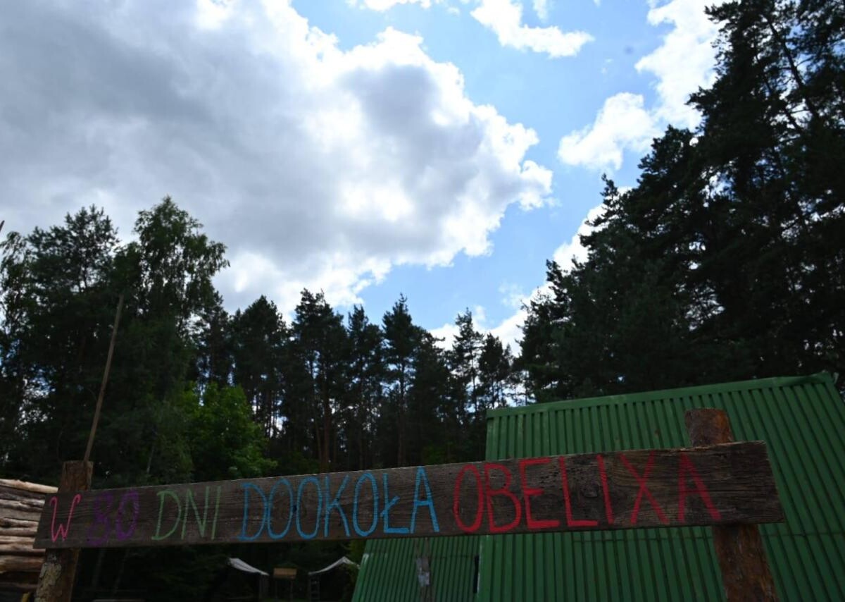 Michał Pierończyk z wizytą na obozie ZHP w Kuźnicy / fot. Michał Pierończyk FB