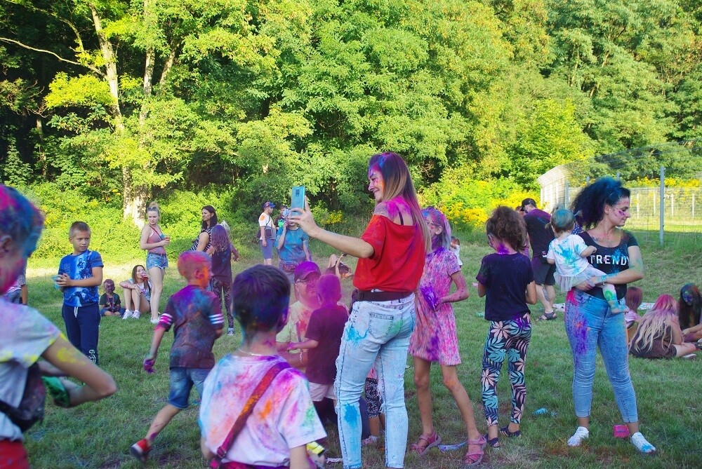 Eksplozja barw w Rudzie Śląskiej, czyli Holi Święto Kolorów 2021!
