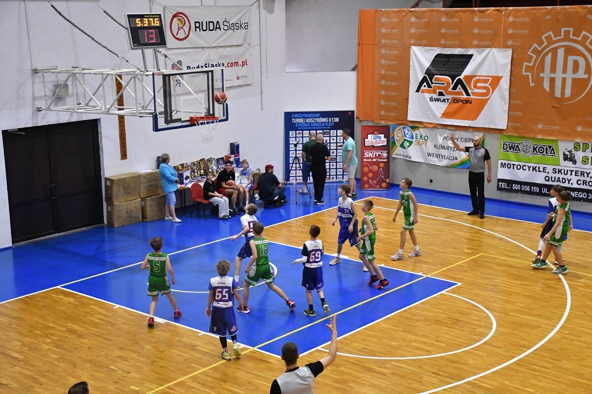 II Międzynarodowy Turniej Koszykówki U13M im. Andrzeja Pluty. / fot. Jacek Knapik