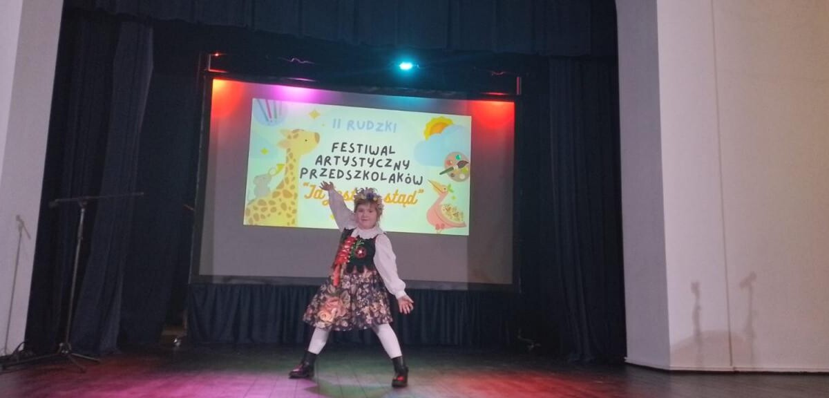 II Rudzki Festiwal Artystyczny Przedszkolaków "Ja jestem stąd", zorganizowany przez Miejskie Przedszkole nr 25 we współpracy z Młodzieżowym Domem Kultury w Rudzie Śląskiej za nami